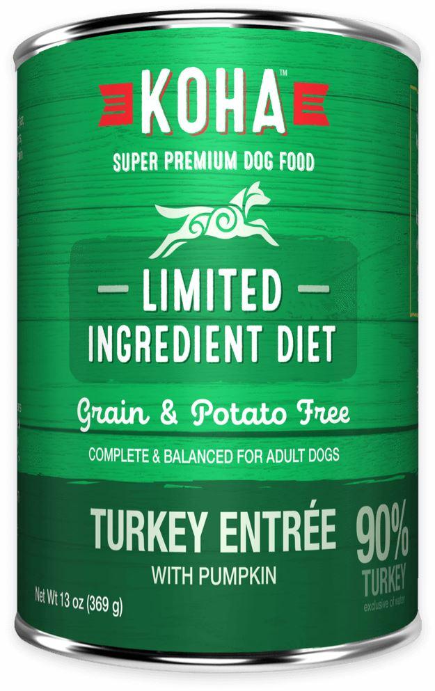 Koha Limited Ingredient Canned Dog Food 13OZ 90% Turkey