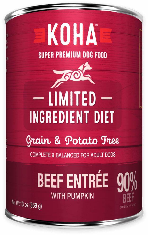 Koha Limited Ingredient Canned Dog Food 13OZ 90% Beef