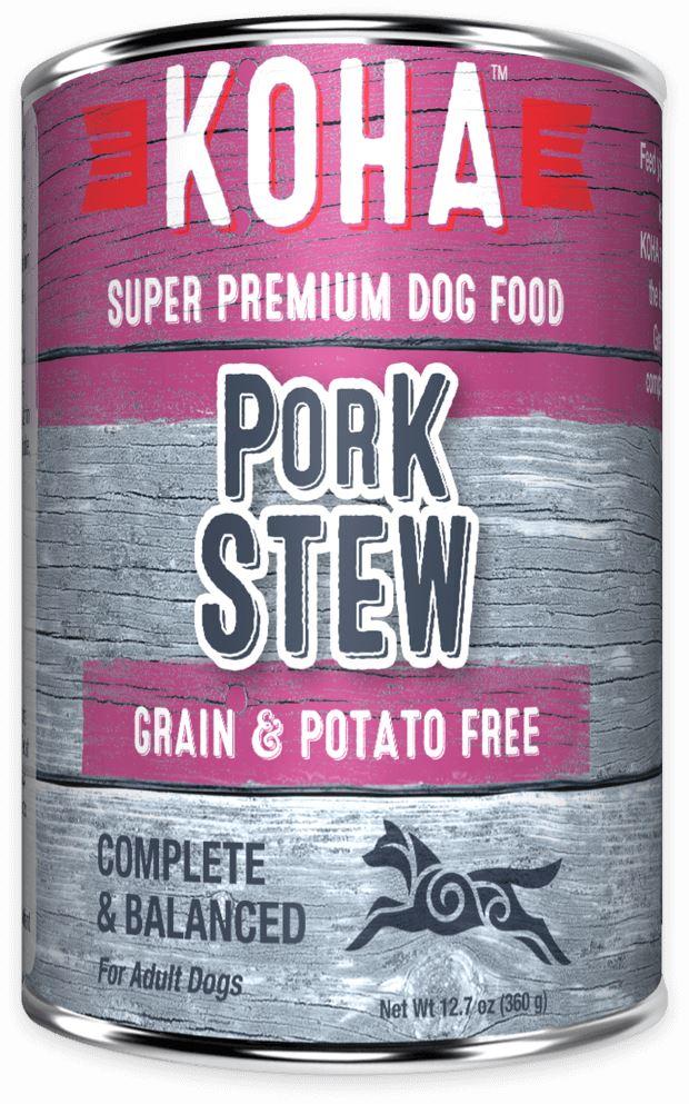 Koha Minimal Ingredient Stews for Dogs Pork 12.7oz