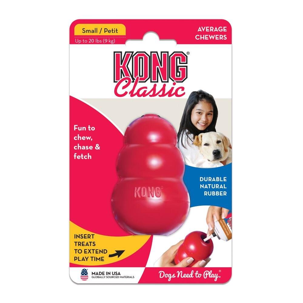 Kong Classic Chew Toy Classic Red Small