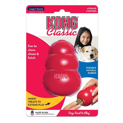 Kong Classic Chew Toy Classic Red Large