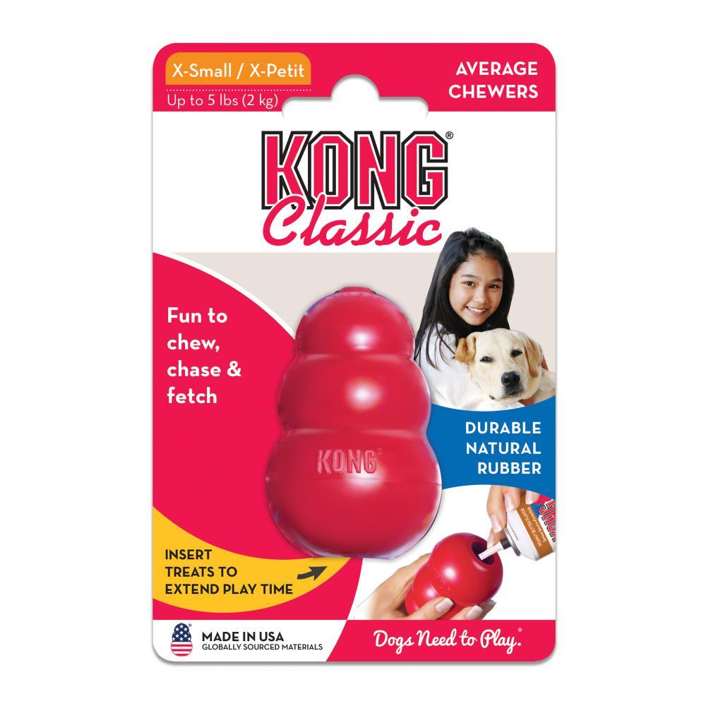 Kong Classic Chew Toy Classic Red XS