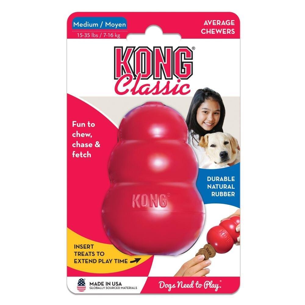 Kong Classic Chew Toy Classic Red Medium