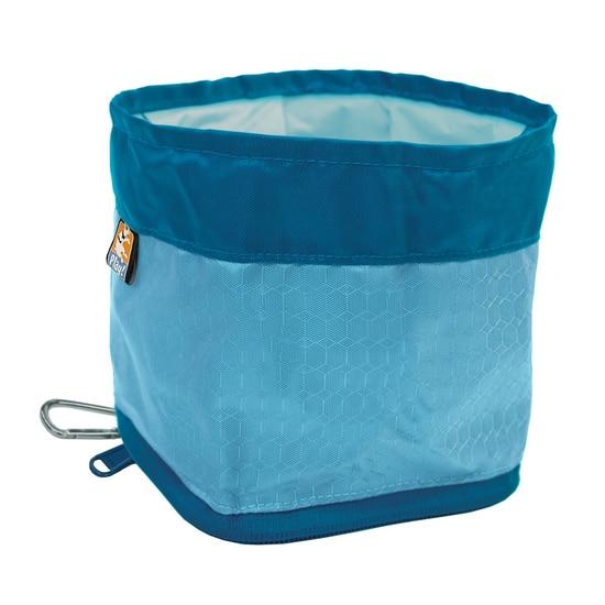 Kurgo Zippy Travel Bowl Blue