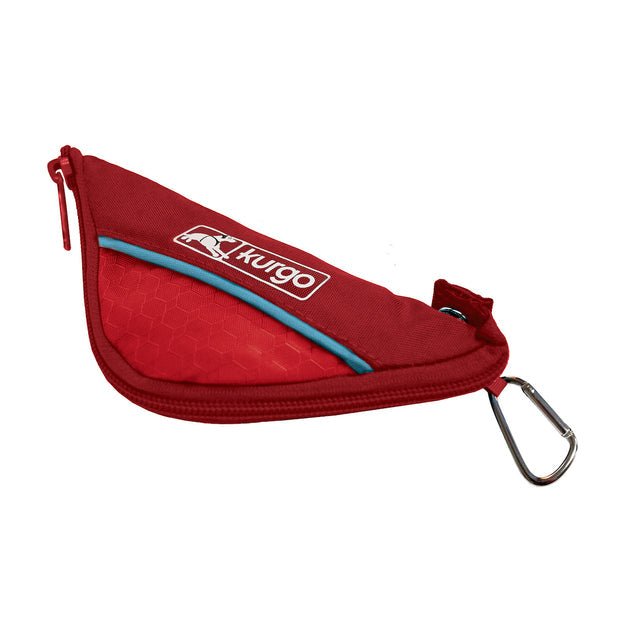 Kurgo Zippy Travel Bowl Barn Red