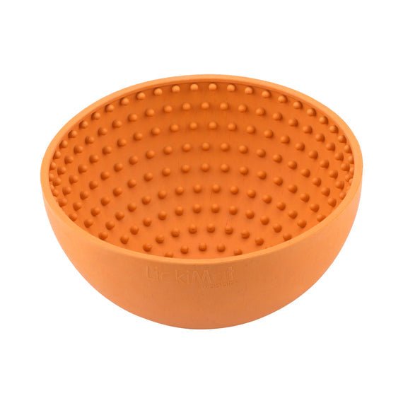 LickiMats and Bowls Wobbler Orange Small