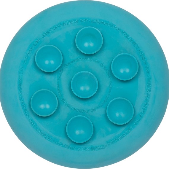 Lickimat Classic Dog Slow Feeders, Lick Mat, Boredom Anxiety Reduction  Perfect for Food, Treats, Yogurt, Peanut Butter. Fun Alternative to Slow  Feed Dog Bowl! Green & Turquoise Soother & Buddy