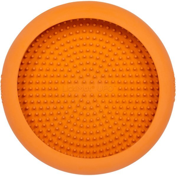 LickiMats and Bowls UFO Orange Small