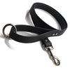 Mendota DuraSoft Imitation Leather Snap Lead 1" x 6' Black