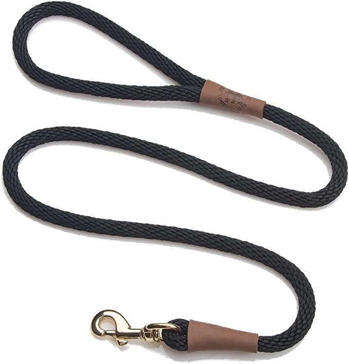 Mendota Snap Leash 6' 1/2" x 6' Black