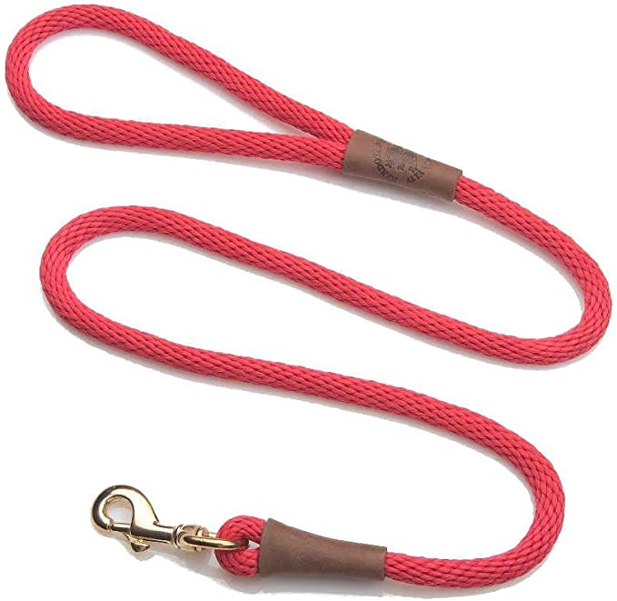 Mendota Snap Leash 6' 1/2" x 6' Red