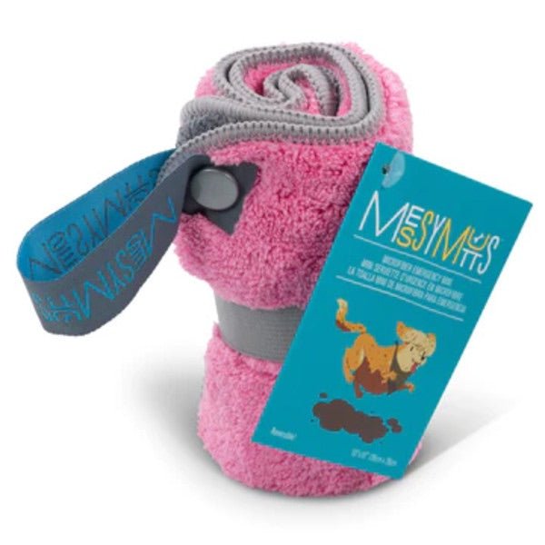 Messy Mutts Dual Sided Emergency Towel Pink