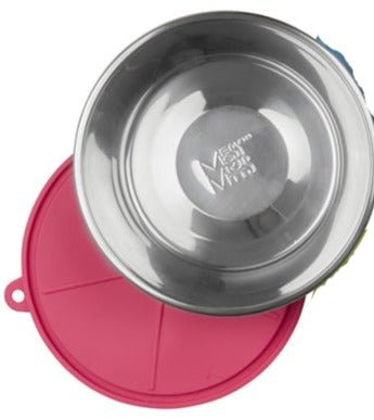 Messy Mutts Stainless Steel Bowl with Cover -Singles X Large 6 cup