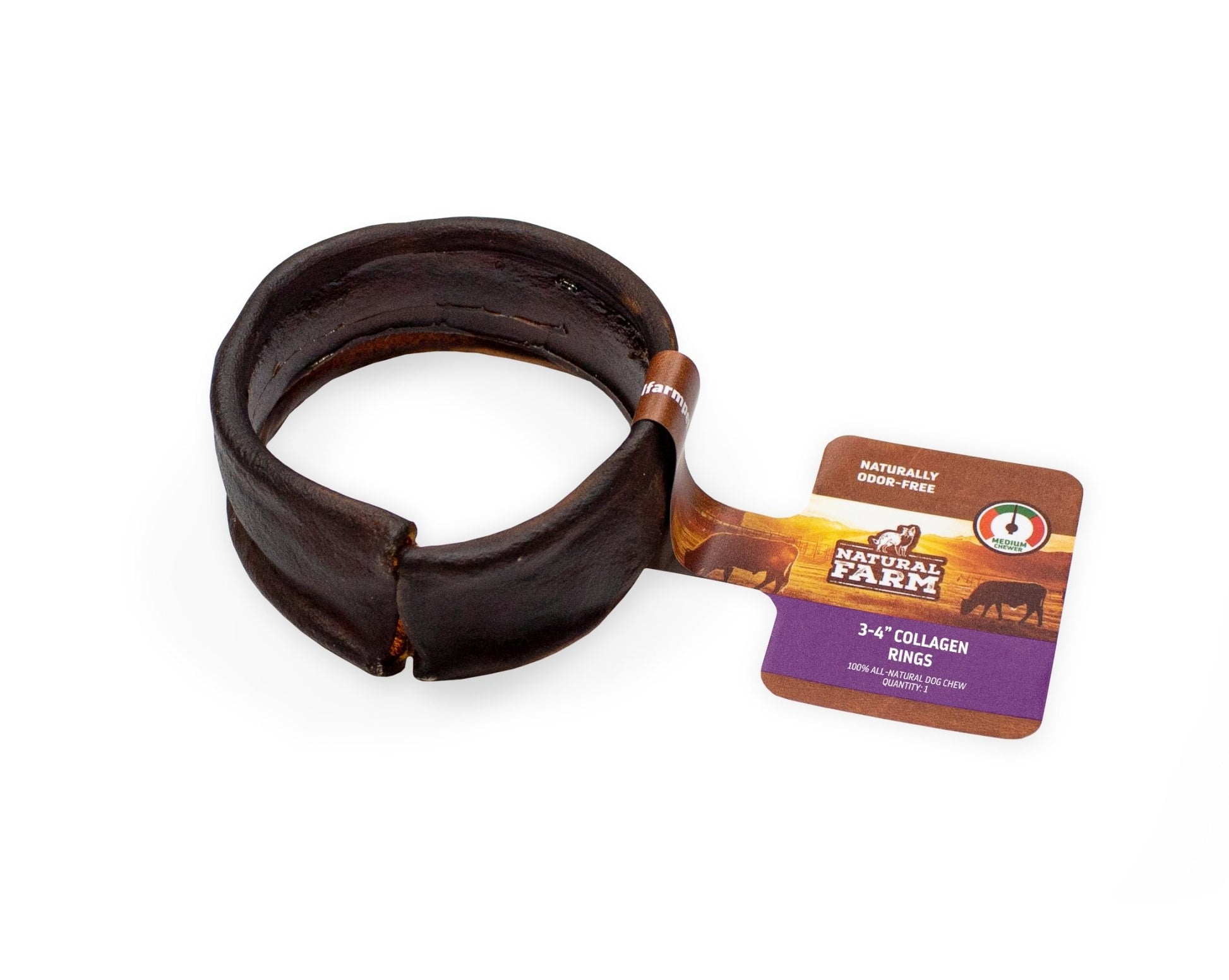 Natural Farm Collagen Chews Ring 3"- 4"