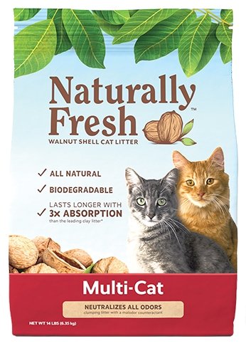 Naturally Fresh Cat Litter Multi-Cat Odor Control 14lb