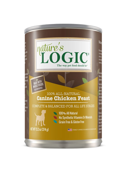 Nature's Logic Canned Dog Food Chicken 13.2oz