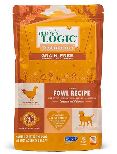 Nature’s Logic Distinction Grain Free Dog Food Fowl