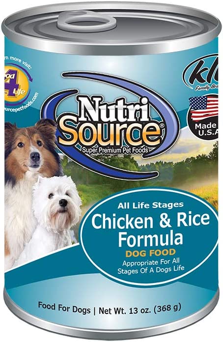 Nutrisource Canned Dog Food Chicken & Rice
