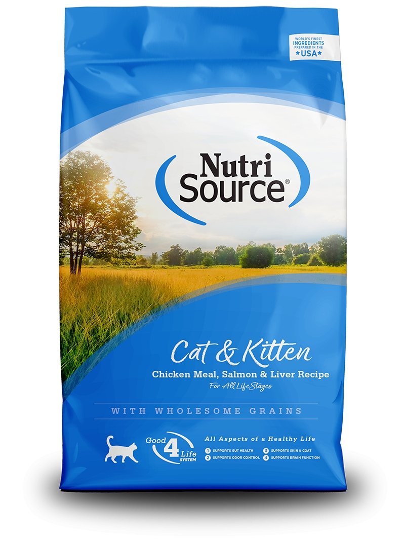 Nutrisource Cat & Kitten Dry Food Chicken, Salmon & Liver