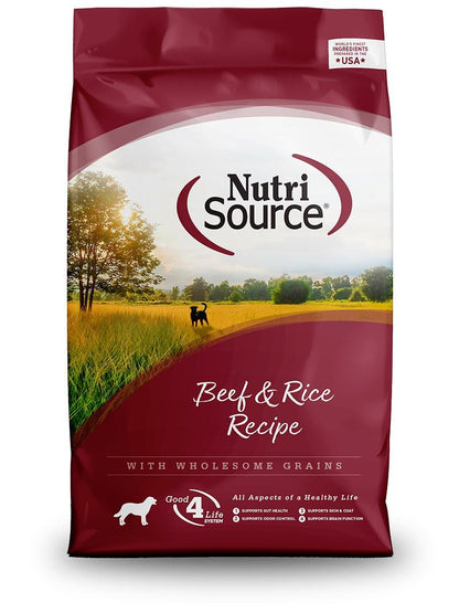 Nutrisource Dry Dog Food Beef & Brown Rice