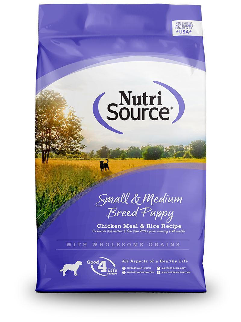 Nutrisource Dry Dog Food Small/Med Puppy Chicken & Rice