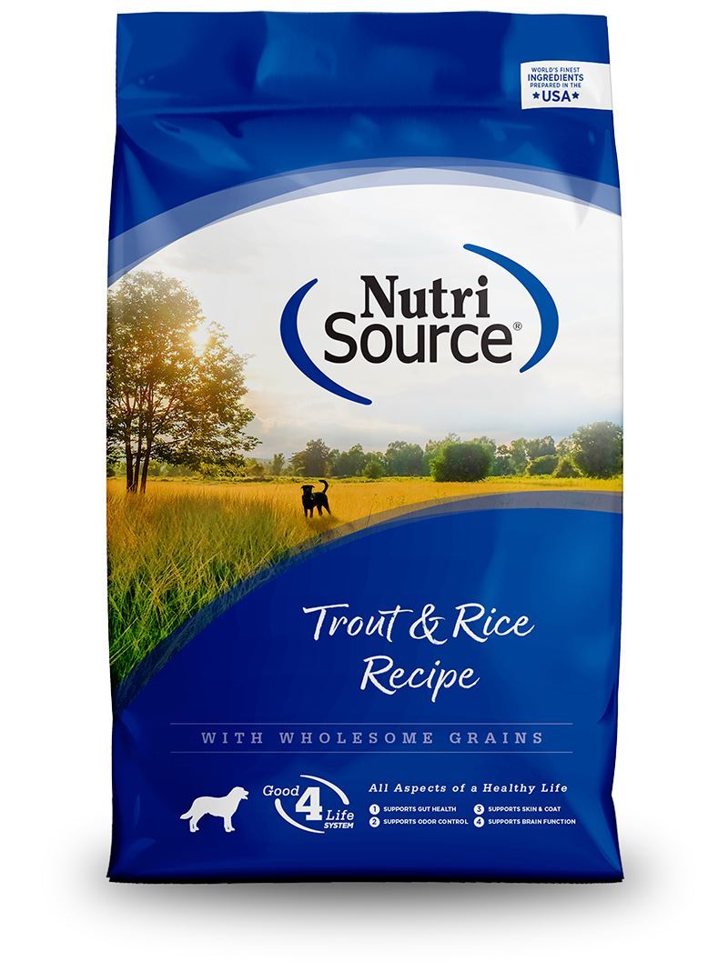 Nutrisource Dry Dog Food Trout & Brown Rice