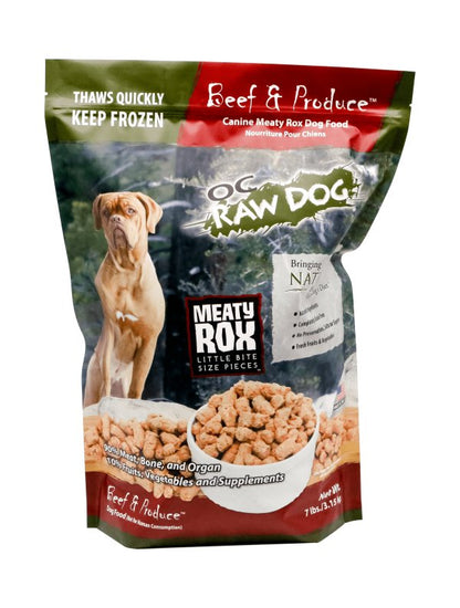 OC Raw Frozen Raw Meaty Rox - Happy Hounds Pet Supply