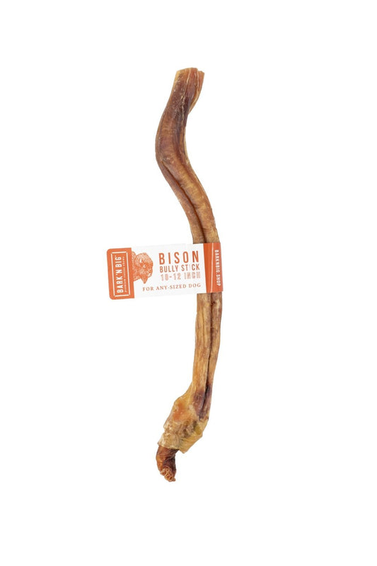 Odor Free Bison Bully Sticks 10 - 12 inch