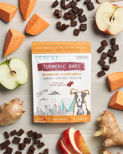 PETIPET Turmeric Bars Inflammation & Allergy Relief - Happy Hounds Pet Supply