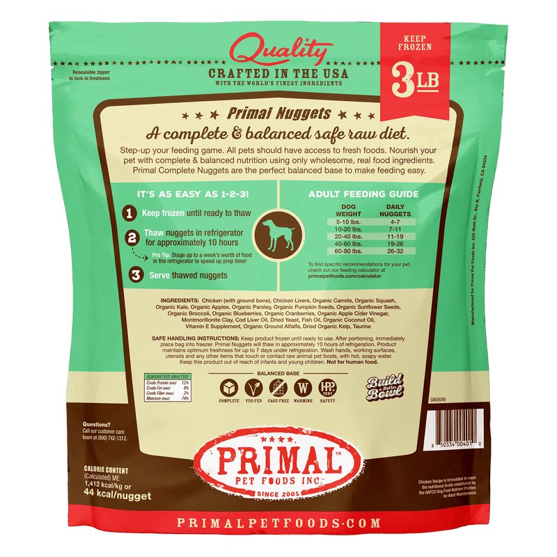 Primal Raw Frozen Dog Food - Happy Hounds Pet Supply