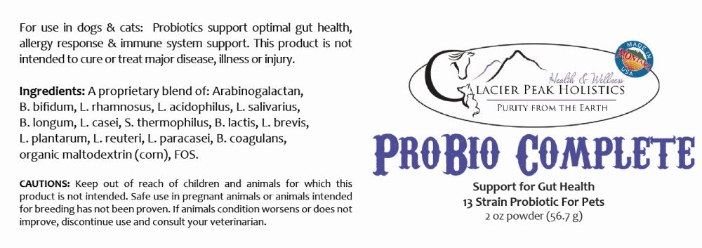 ProBio Complete Probiotics for dogs and cats 2oz