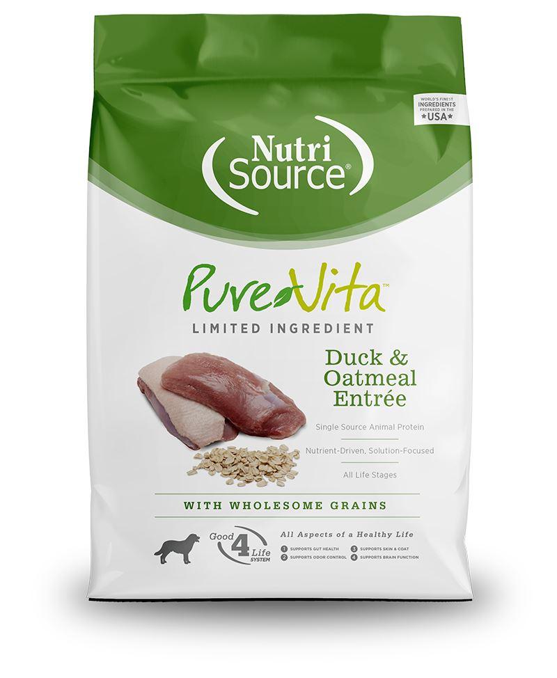 Pure Vita Dry Dog Food Duck & Oatmeal