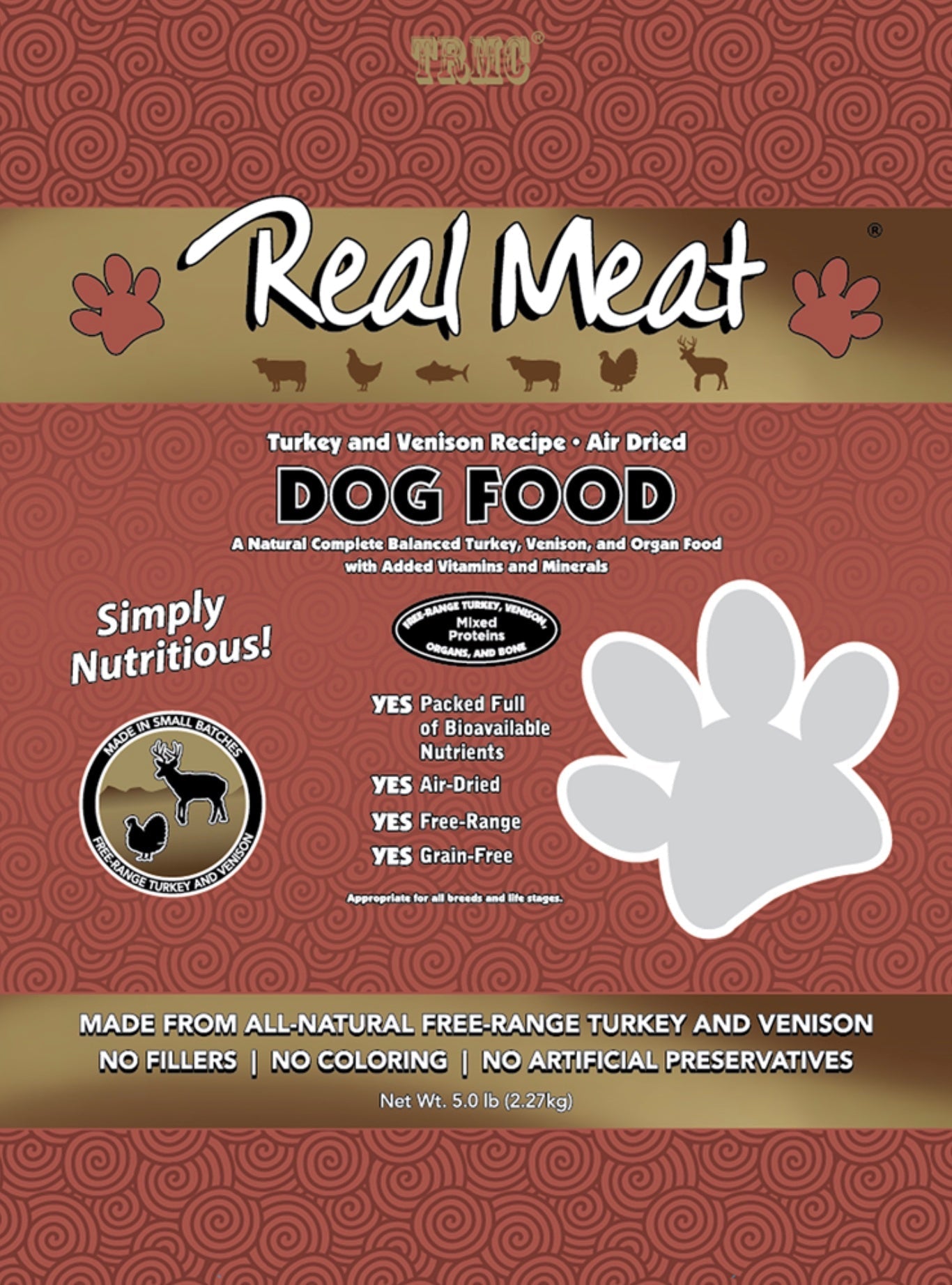 Real Meat Company Dog and Cat Food Turkey & Venison