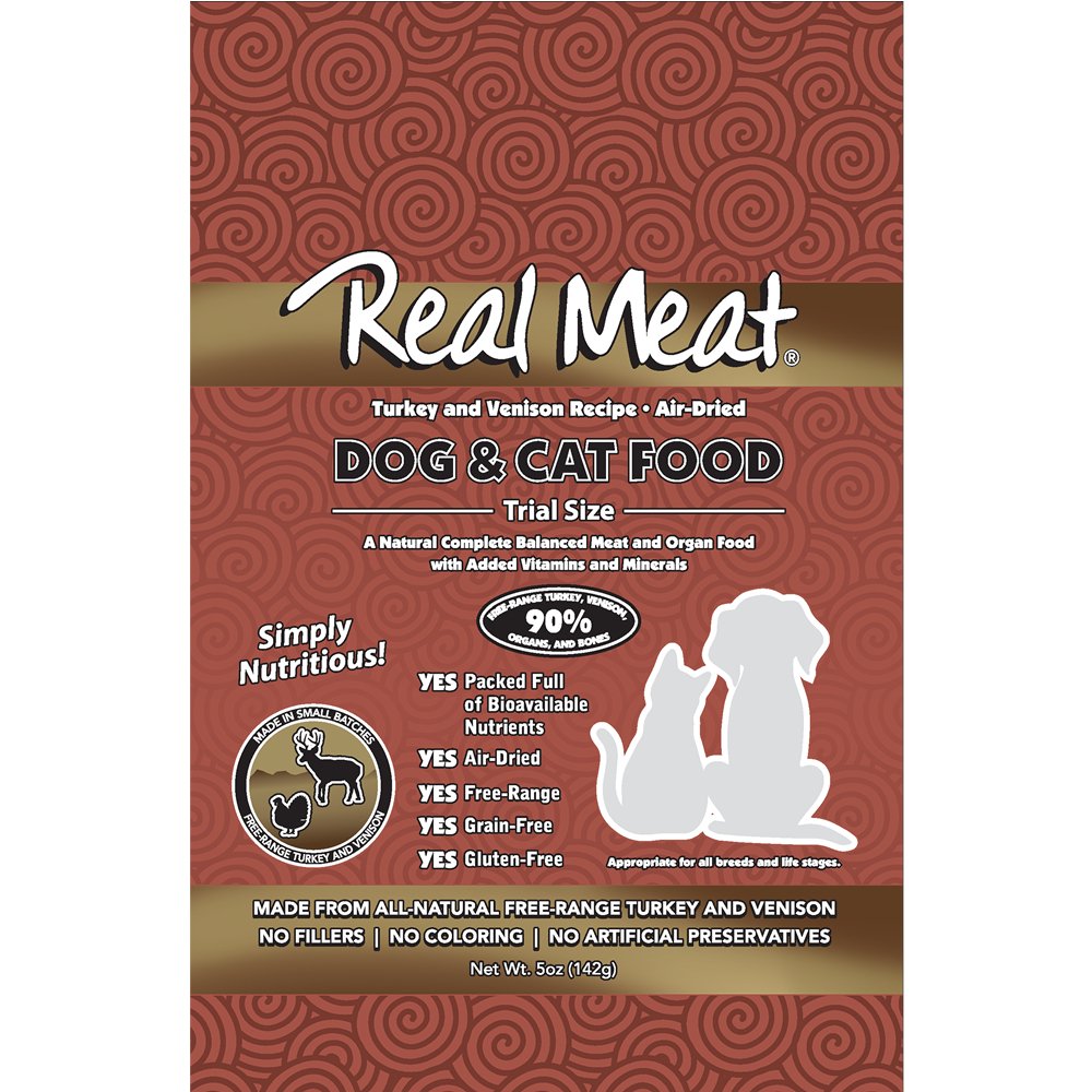 Real Meat Company Dog and Cat Food 5 oz Trial Turkey & Venison