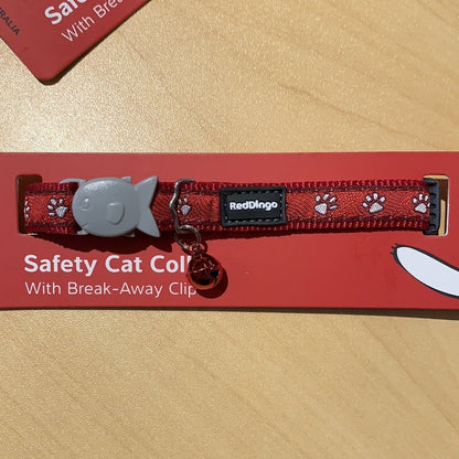 Red Dingo Cat Safety Collars Desert paws red