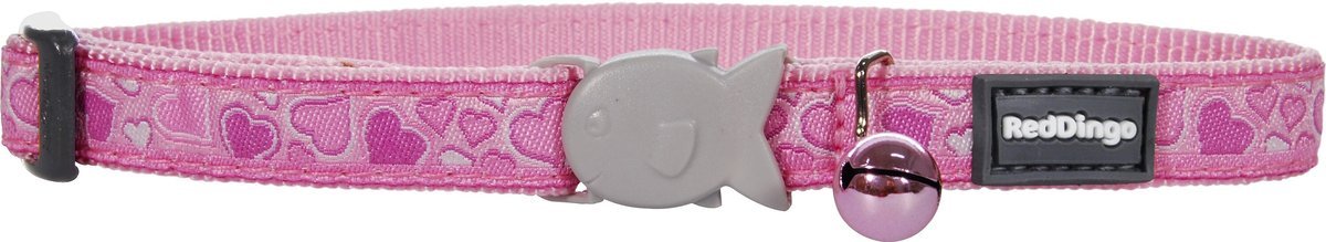 Red Dingo Cat Safety Collars Breezy love pink