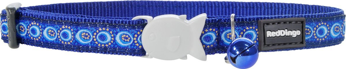 Red Dingo Cat Safety Collars Cosmos dark blue