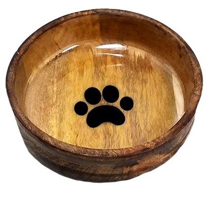 Wood Food and Water Bowls