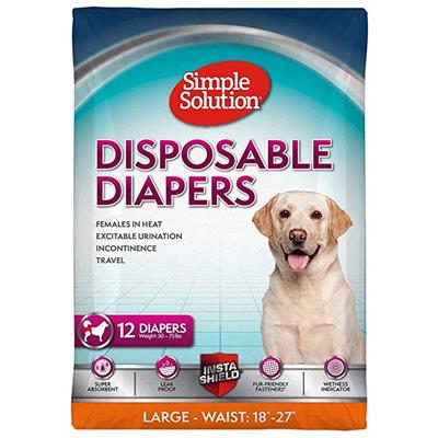 Simple Solution Disposable Female Diaper Garment - Happy Hounds Pet Supply