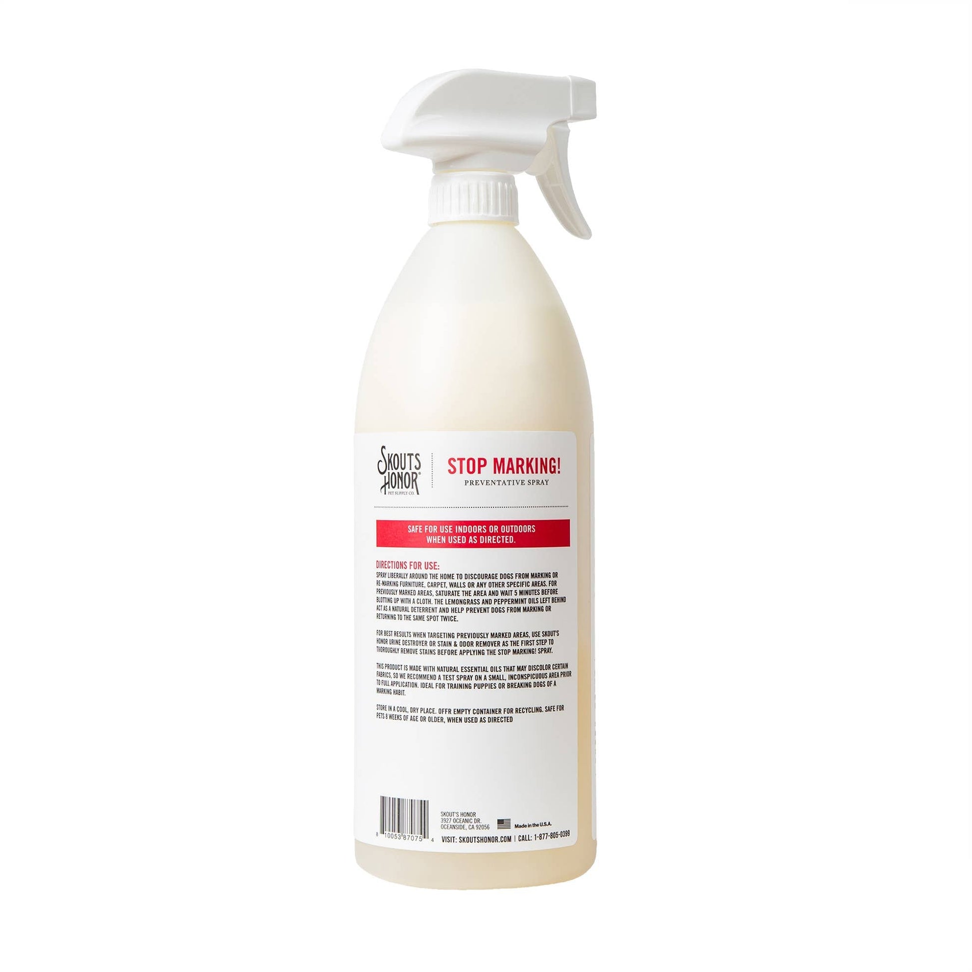 Skout's Honor Stop Marking! Preventative Spray 35oz - Happy Hounds Pet Supply