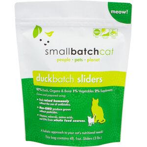 Small Batch Frozen Raw Cat Food Duck 3lb