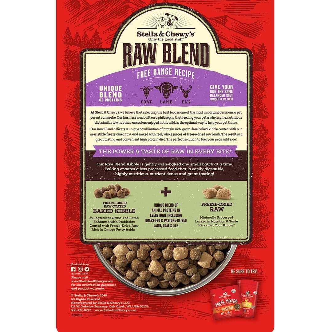 Stella and Chewy's Raw Blends 3.5lb Free Range