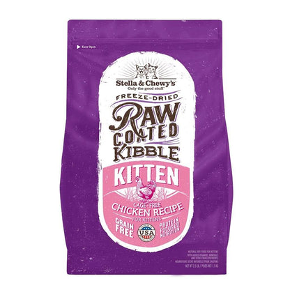 Stella and Chewy's Raw Coated & Blends Cat Food 2.5lb Raw Coated Kitten