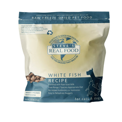 Steve's Real Food Freeze Dried Nuggets Whitefish 1.25lb