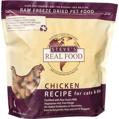Steve's Real Food Freeze Dried Nuggets Chicken 1.25lb