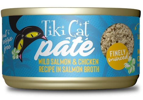 Tiki Cat Luau Pate Canned Cat Food Tuna and Mackerel 5.5oz