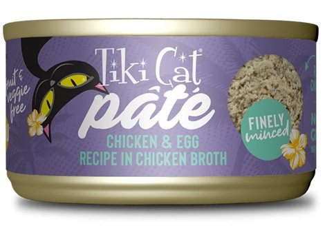 Tiki Cat Luau Pate Canned Cat Food Chicken and Egg 5.5oz