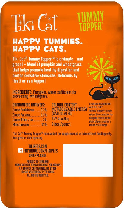Tiki Cat Tummy Topper Cat Food Pouches - Happy Hounds Pet Supply