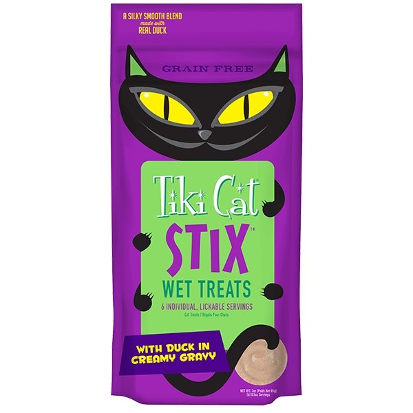 TikiPet Cat Stix Duck 3oz 6-pack