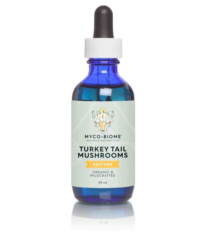 Myco-Biome Turkey Tail Mushrooms Triple Extract for dogs and cats